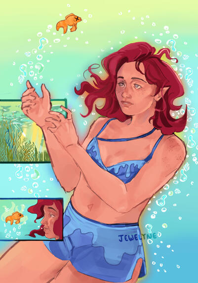 Harper Comic Panel (Original Character)